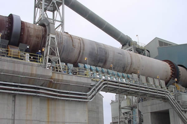 Zinc oxide rotary kiln