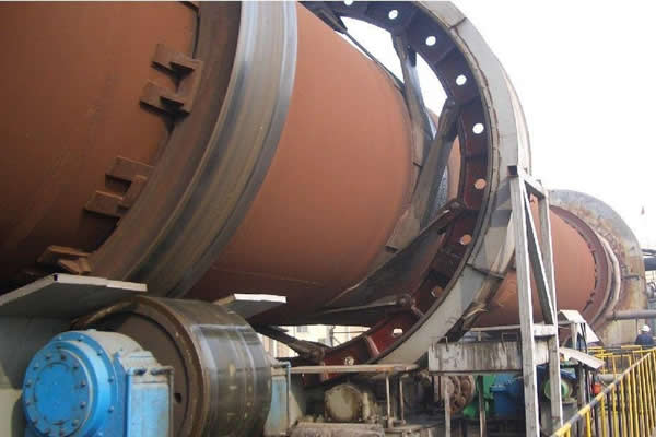 200 tons per day zinc oxide rotary kiln